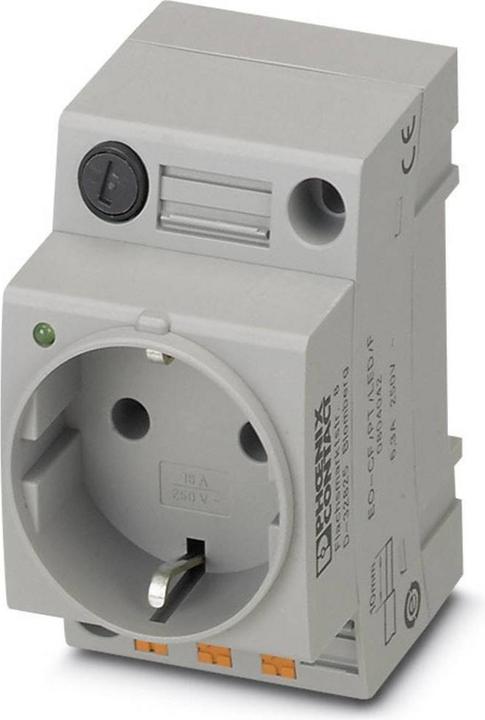 Image du produit Phoenix Contact Prise pour armoire électrique EO-CF/PT/LED/F Gris 1 pce