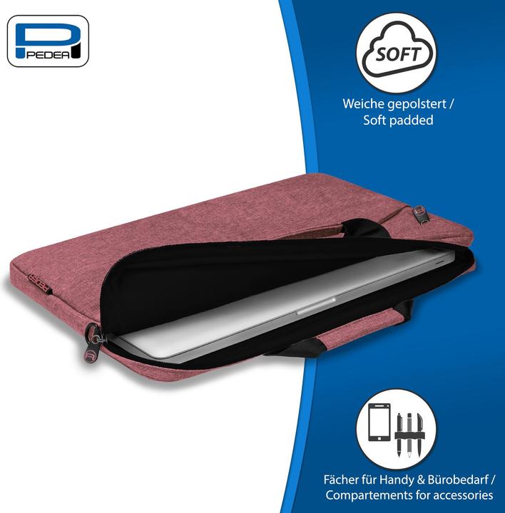 Immagine prodotto Pedea Borsa per laptop da 15,6 pollici (39,6 cm) FASHION Borsa a tracolla per notebook con tracolla (15.60", Universale)
