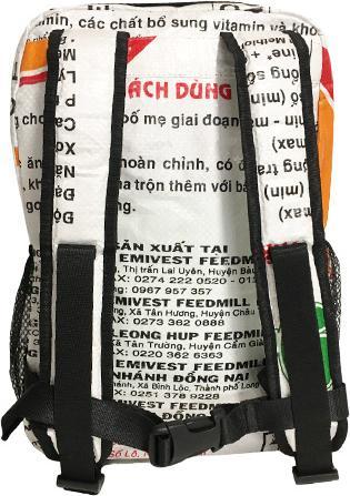 Produktbild Bekos Upcycling - Kinderrucksack aus recycelten Futtersäcke Ente Medium