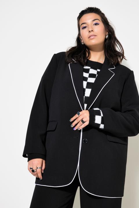 Actual product image Studio Untold Piped Notch Lapel Blazer (42, 44)