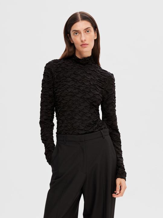 Produktbild Selected Femme Texturierter Rollkragenpullover (L)