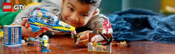 Immagine prodotto LEGO Missioni investigative della polizia acquatica (60355, LEGO City)