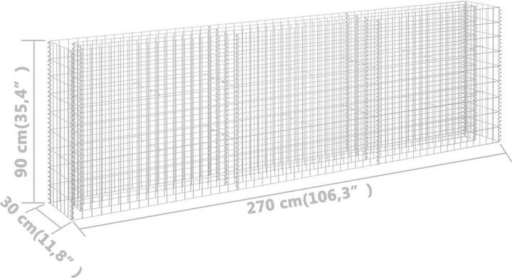 Produktbild vidaXL Gabionen-Hochbeet
