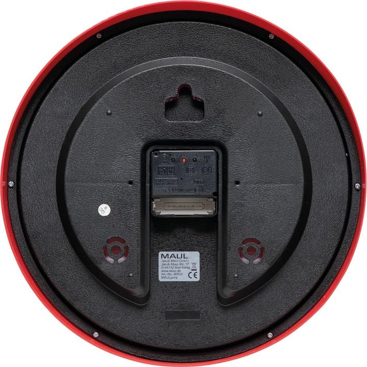 Produktbild Maul Wanduhr MAULjump Ø 30.5 cm Rot (30.50 cm)