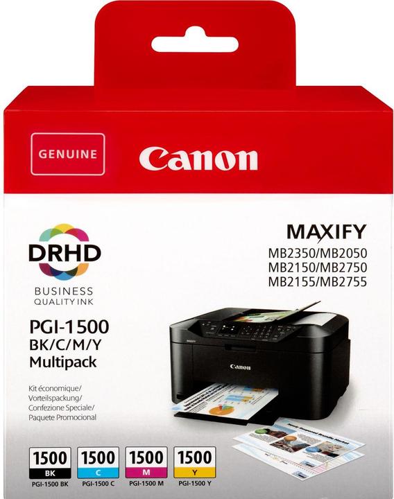 Immagine prodotto Canon PGI-1500 (M, C, Y, FC)