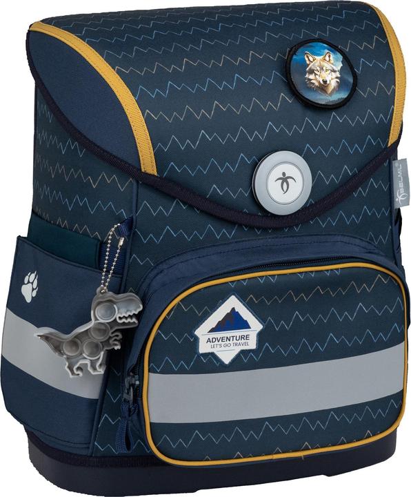 Image du produit Belmil Compact ergonomisches Schulranzenset 4tlg. "Wolve (19 l)