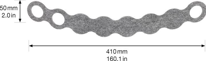 Actual product image Protection anti-pincement de porte 410 mm