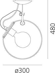 Produktbild Artemide Miconos Ceiling (1372 lm, E27)