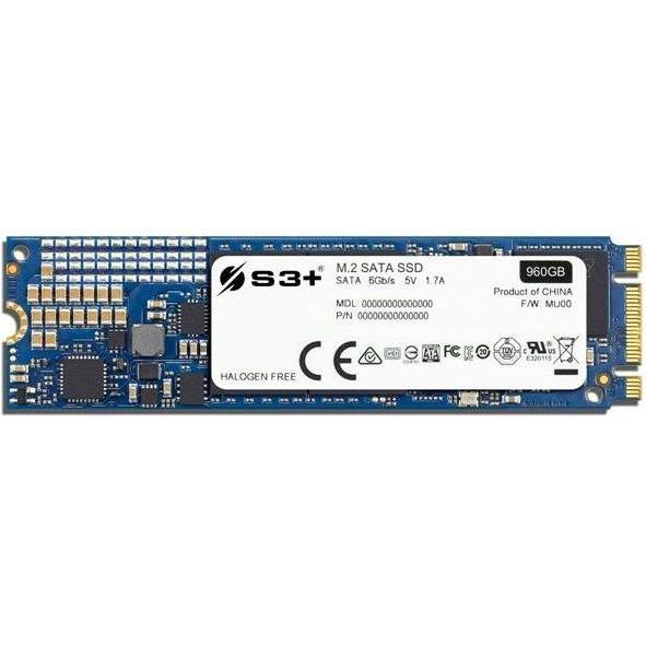 S3Plus S3+ S3SSDA480 drives allo stato solido M.2 480 GB micro SATA (480 GB, M.2 2280), SSD