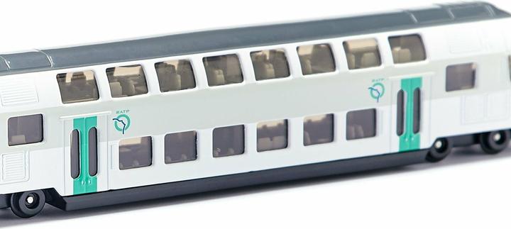 Actual product image Siku INTERNATIONAL RATP double-decker train, model vehicle