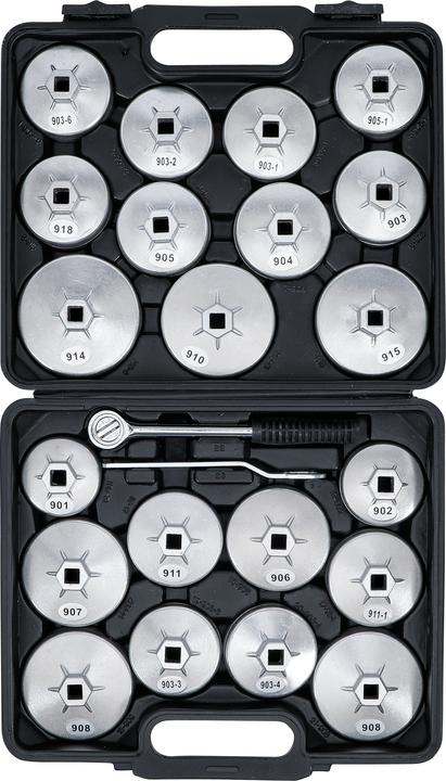 Actual product image BGS Oil filter spanner set