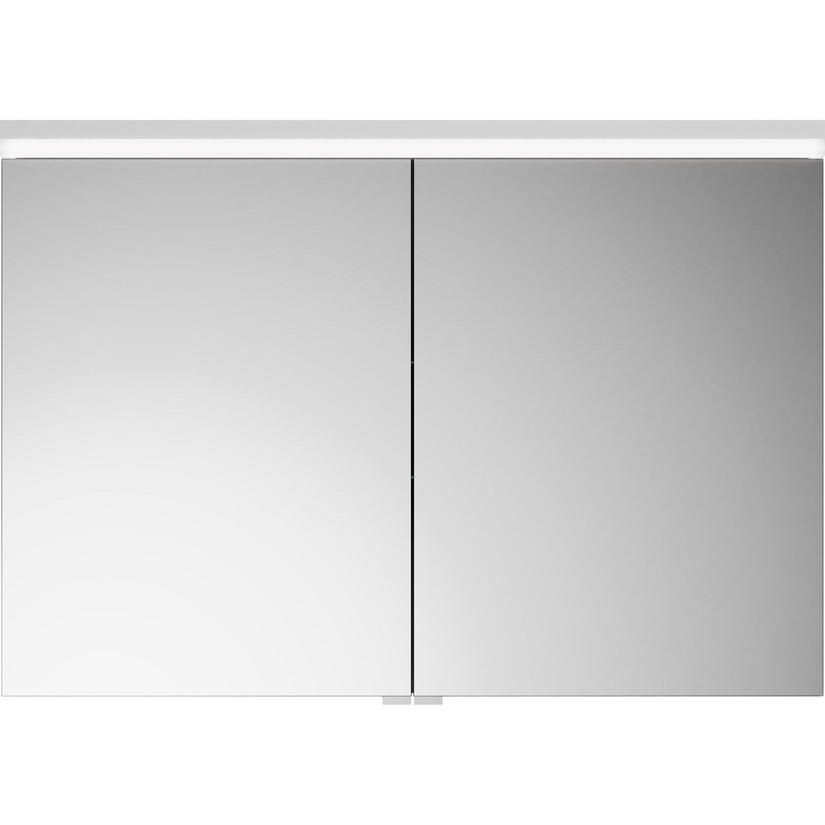 burgbad, Spiegelschrank, Lin20 Spiegelschrank LED-Beleuchtung,2 Türen, 1000x700x170mm