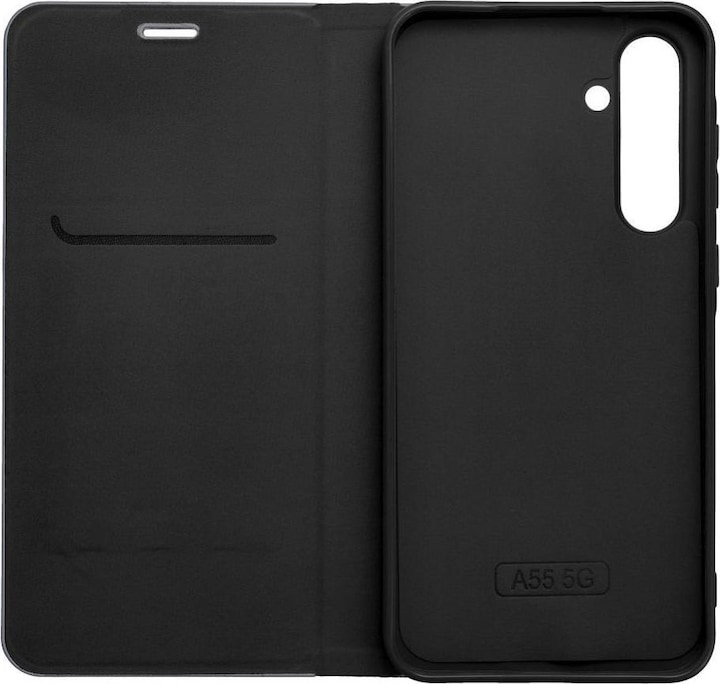 Produktbild Forcell Book case OEM LUNA Book Carbon for SAMSUNG A22 5G black (Samsung Galaxy A22 5G)