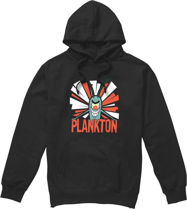 Immagine prodotto Spongebob Squarepants Felpa con Cappuccio Plankton Uomo (S)