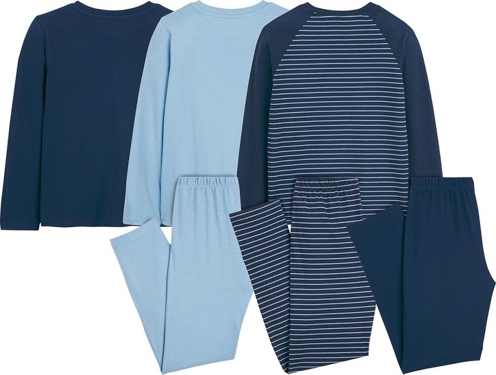 Produktbild La Redoute Collections 3er-Pack Jersey-Pyjamas (128)