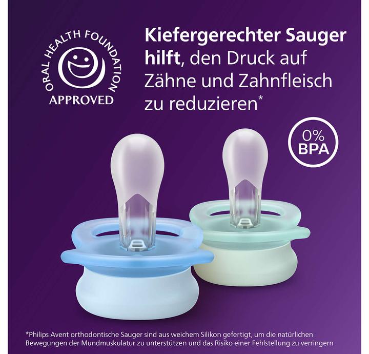 Actual product image Philips Avent Pacifier SCF075/14 ultra start (2x)