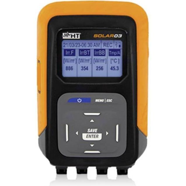 HT Instruments 1006730 Solar-03 Multi-Datenlogger Messgrösse Temperatur, Einstra (Messgerätkoffer), Messtechnik