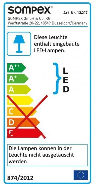Energie-Label Sompex Lichtsack LED