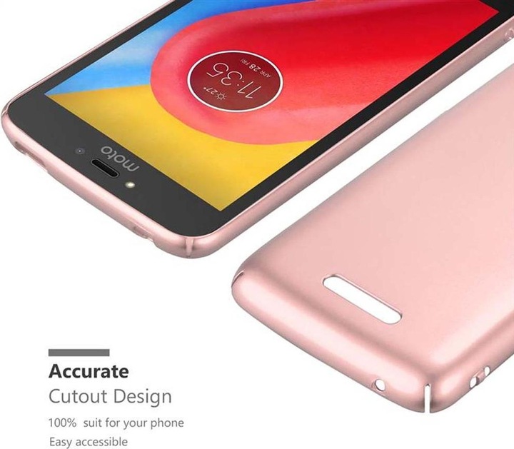 Actual product image Cadorabo Hard Cover Matt Metal Cover (Motorola Moto C Plus)