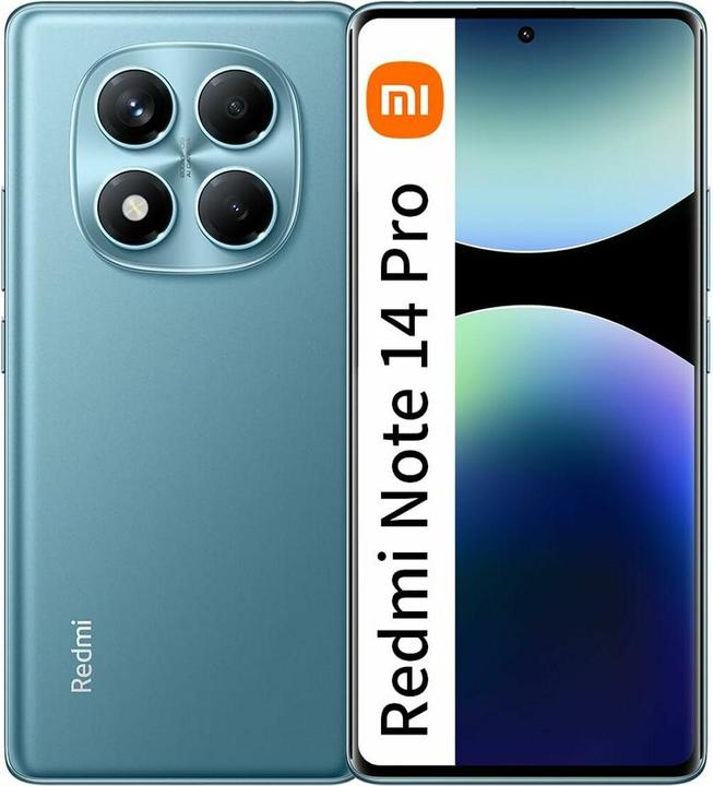 Image du produit Xiaomi Redmi Note 14 Pro (512 Go, Ocean Blue, 6.67", Double SIM, 4G)