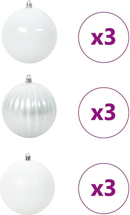 Produktbild vidaXL Weihnachtskugeln