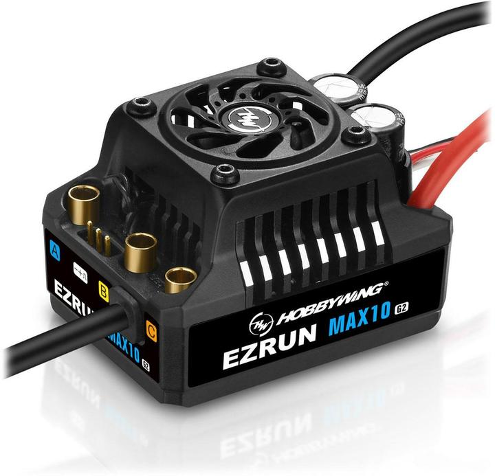 Hobbywing Ezrun MAX10 G2 Regler 80 Amp 2-3s LiPo BEC 5A
