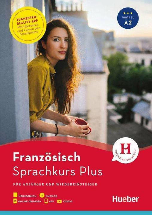 Produktbild Cours de langue Plus en français. Livre avec CD MP3, exercices en ligne, application et vidéos (Französisch, Pascale Rousseau, 2024)