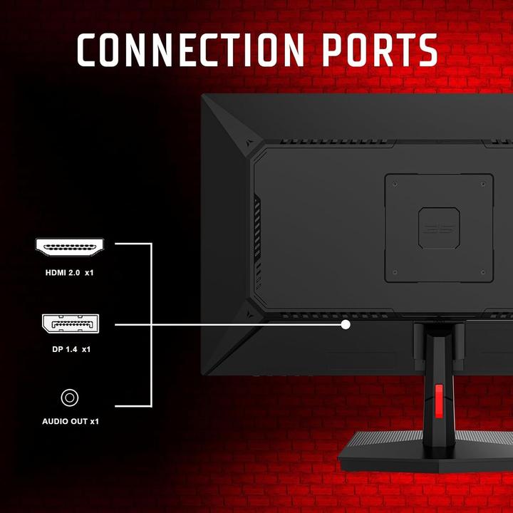 Actual product image Itek Ecran 25" GGF Full HD (Noir) 180Hz (1920 x 1080 pixels, 24.50")