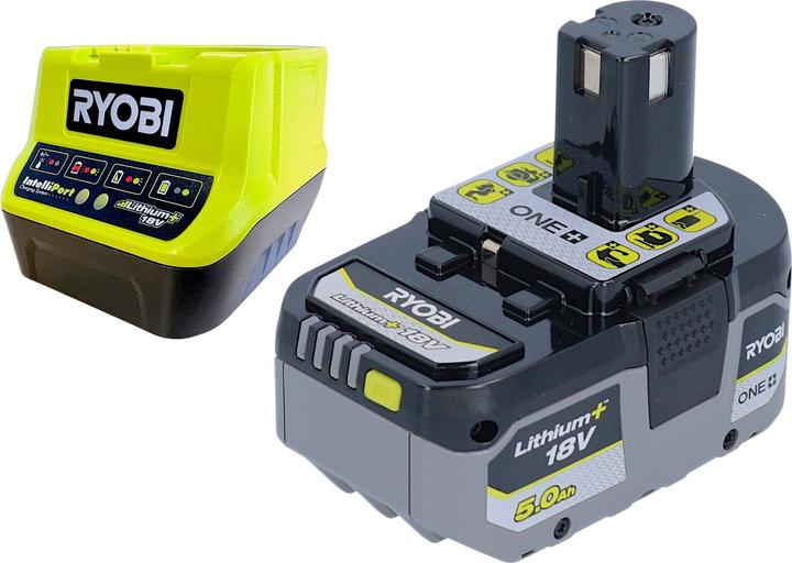 Image du produit Ryobi R18PL-0 Akku Hobel 18 V 82 mm + 1x Akku 5,0 Ah + Ladegerät