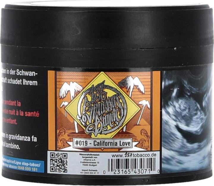 187 Strassenbande Shisha Tabak - #19 California Love 200g (Früchte)