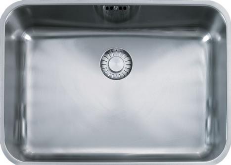 Franke Edelstahlspüle Largo LAX 610-50/35 (Einbauspüle, 35 cm, 55 cm)