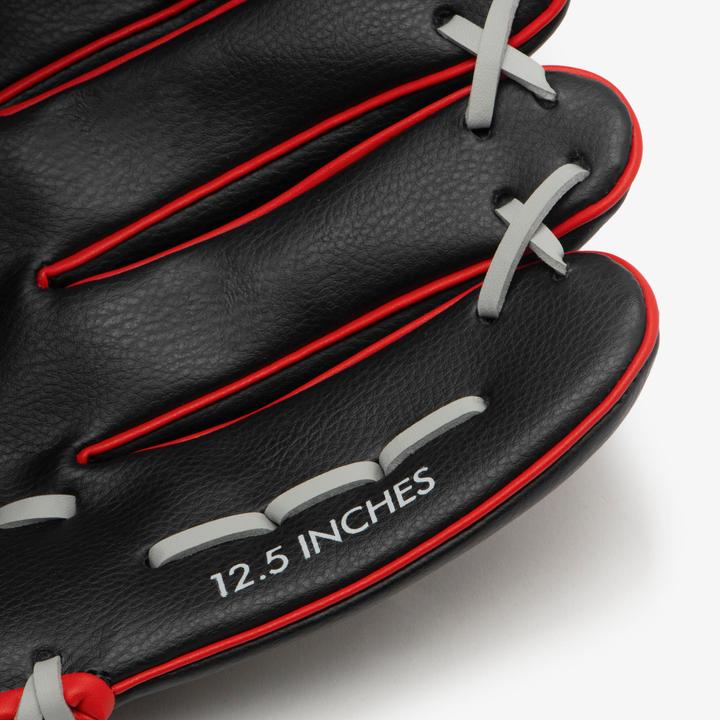 Produktbild Kipsta Damen/Herren Baseball Handschuh - BA100 LHT schwarz/rot (11.50")