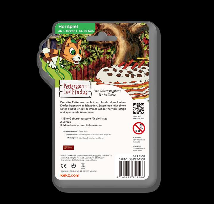 Immagine prodotto Kekz 75156 PETTERSSON E FINDUS - Una torta di compleanno per il gatto tre storie