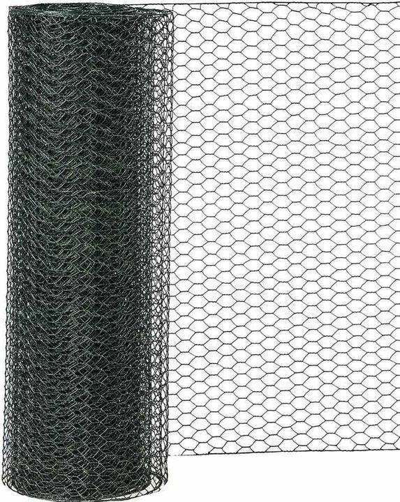 Produktbild Siena Garden Sechseckgeflecht PVC, 25 x 750 mm x 10 m, 1 Stück, grün, 457570