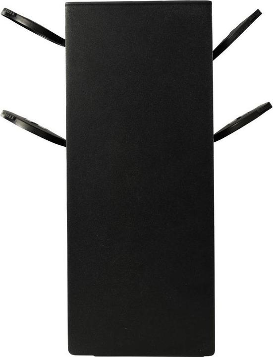 Actual product image Sygonix SY-6121658 Gartensteckdose 4fach Schwarz erhöhter Berührungsschutz, mit (4x, CEE 7/3)
