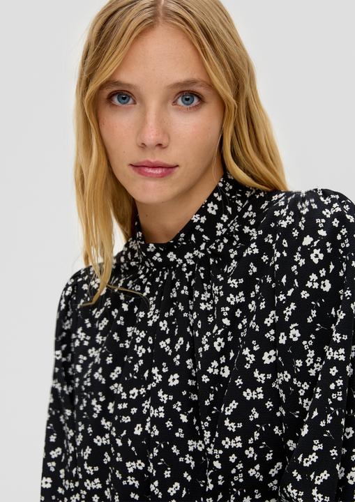 Produktbild s.Oliver Crêpe-Kleid mit Raffung (36)