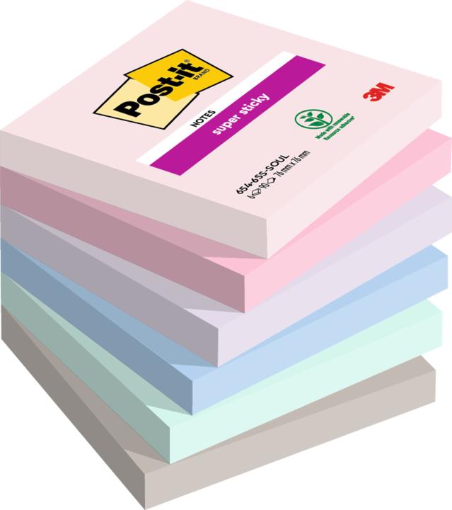 Image du produit Post-it Super Sticky (76 x 76 mm)