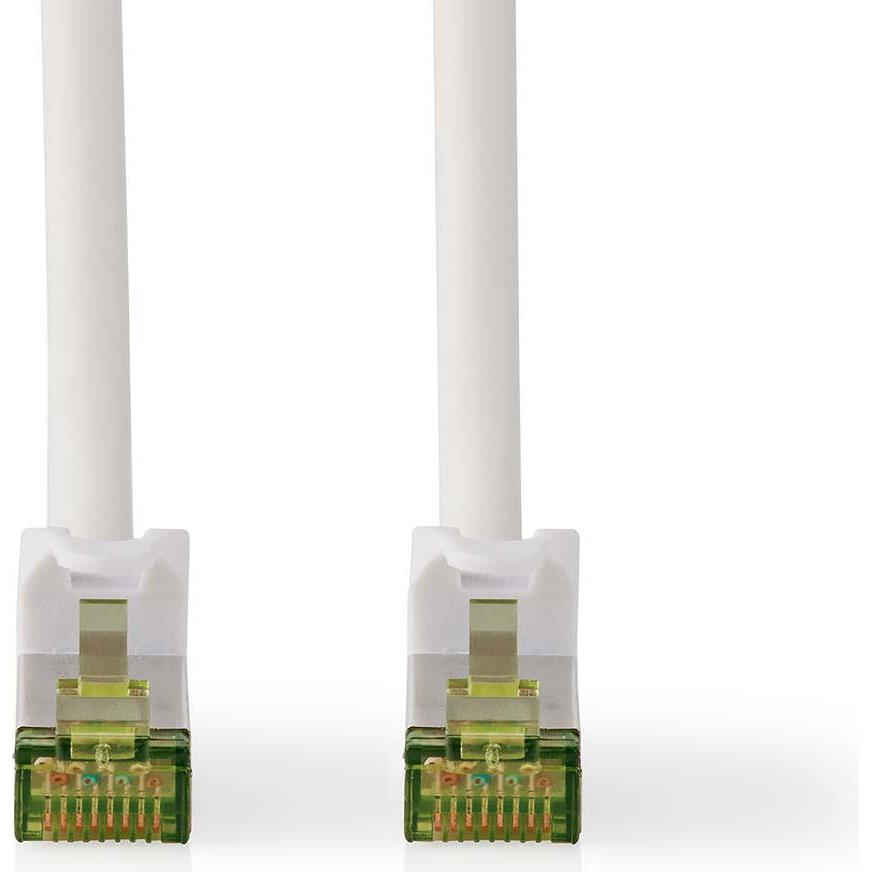 Nedis CAT7-Netzwerkkabel - S/FTP - RJ45 Stecker - RJ45 Stecker - 3.00 m - Snagless - Rund - LSZH - W (S/FTP, CAT7, 3 m),...