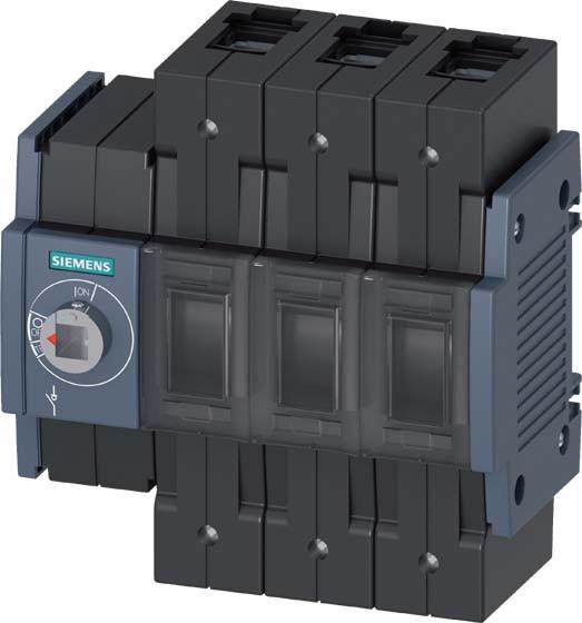 Produktbild Siemens Hauptschalter 160A 3p IP20 Einb Wart/Rep 3KD3430-2NE10-0