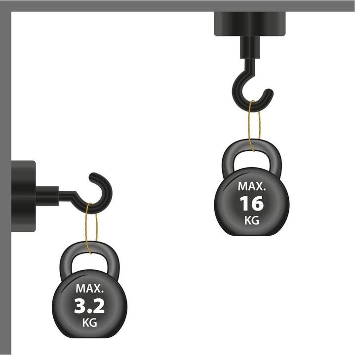 Produktbild Supermagnete Hakenmagnet (2x)