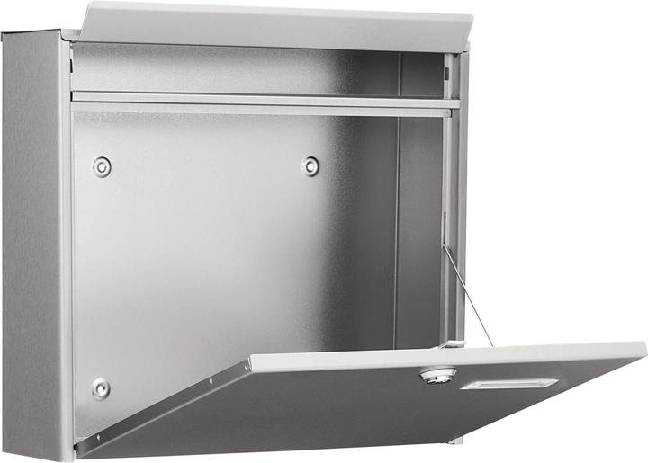 Actual product image Burg Wächter Stainless steel letterbox BORKUM 3877 NI