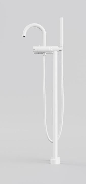 Actual product image Steinberg Series 100 bath faucet, freestanding, projection: 231mm