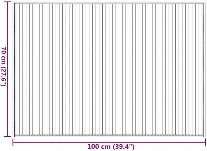 Produktbild vidaXL Teppich (70 x 100 cm)
