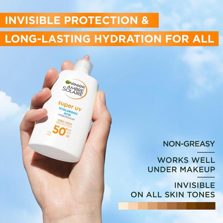 Image du produit Garnier Ambre Solaire Sensitive expert+ Anti-Oxidative Super UV (Crème solaire visage, SPF 50+, 40 ml)