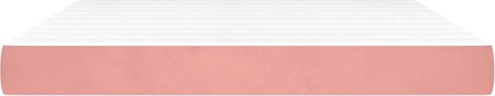 Image du produit vidaXL Taschenfederkernmatratze Rosa Samt (160 x 210 cm, Noyau de printemps)