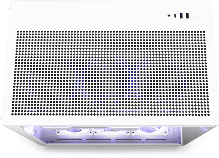 Actual product image NZXT H9 All white (mATX, Mini-ITX, ATX)
