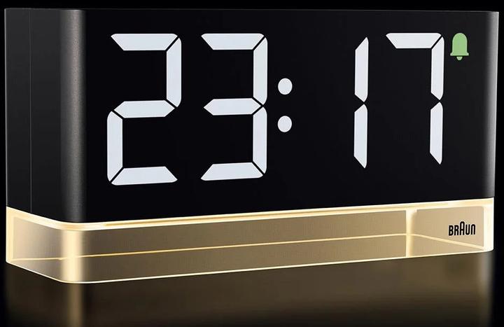 Actual product image Braun LED digital alarm clock