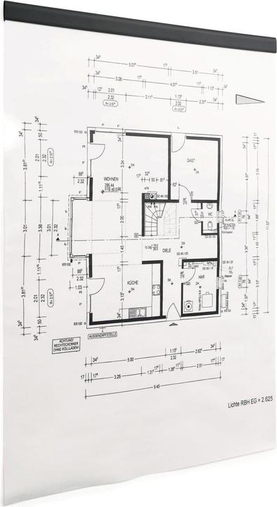 Image du produit Durable Durafix-Rail 297mm noir (5 x)