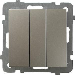 Ospel ŁP-13G/m/45, Taster + Schalter, Silber