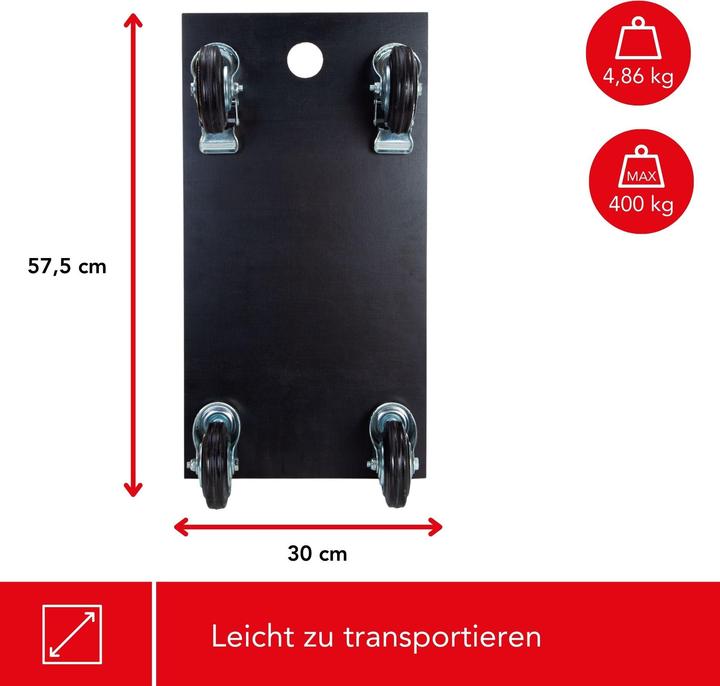 Produktbild Velleman Transportroller (400 kg)